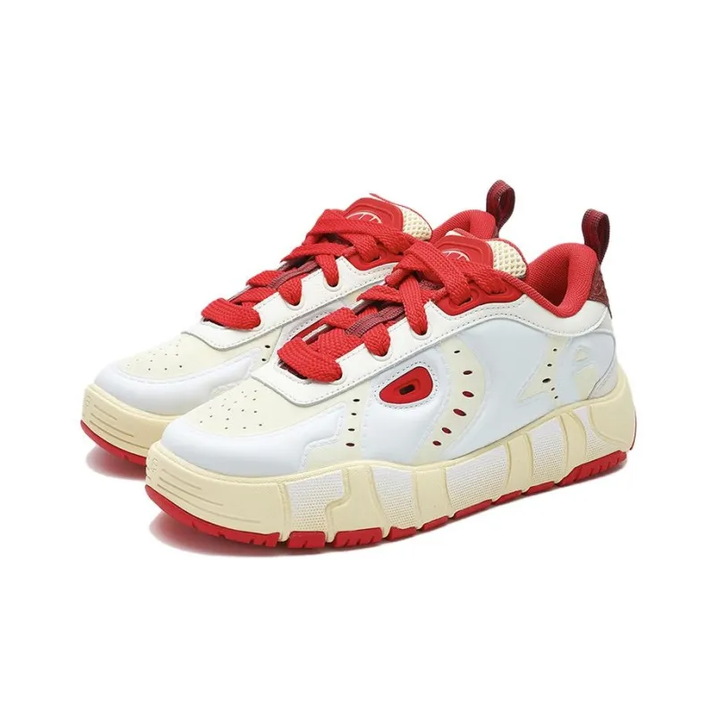 FILA Melt Skate Shoes 'White Red' Women's-2