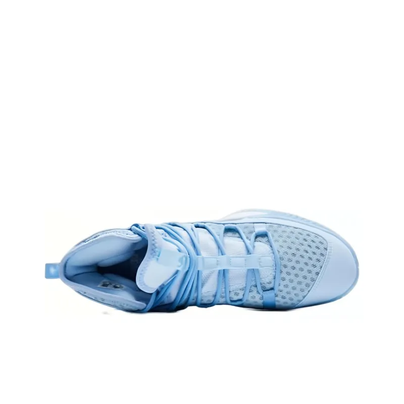 PEAK Cushioning, Slip Resistant, And Abrasion Resistant High Top Performance Basketball Shoes Men's Blue-2