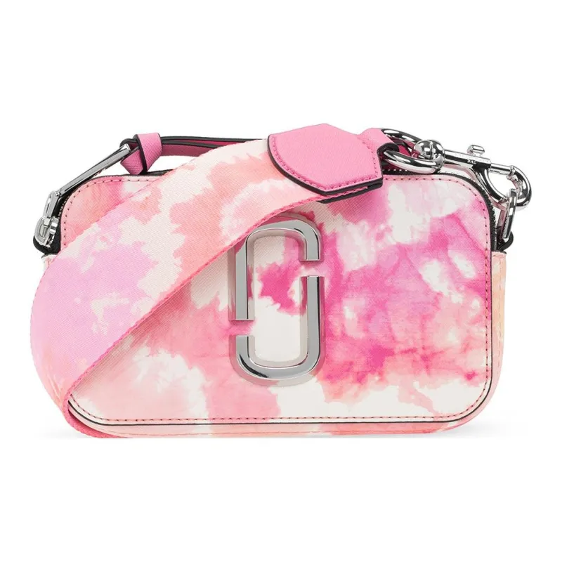 MARC JACOBS Snapshot Leather Crossbody Bag, Shoulder Bag Women's Pink-1