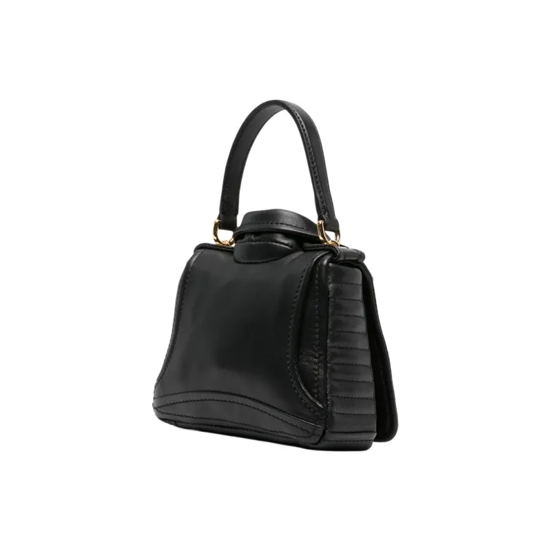 MOSCHINO Biker Leather Tote Bag-1
