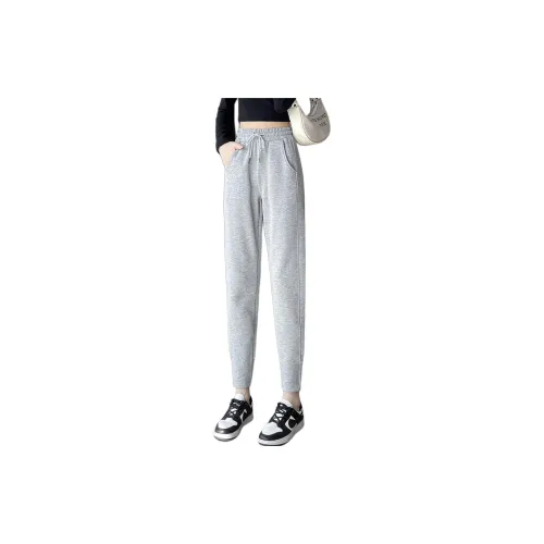 Yench'a Casual Pants Women's Light Gray