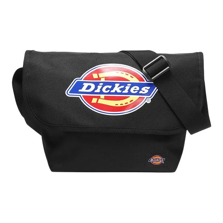 Dickies Polyester Messenger Bag Crossbody Bag Shoulder Bag Unisex Black-0
