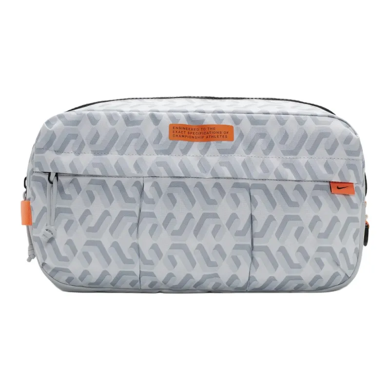 Nike Recycled Polyester Storage Bag Men's White/Black With Pure Platinum Accents-2