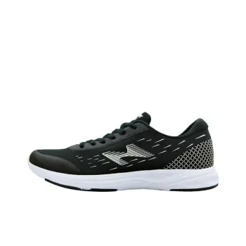 HEALTH Cushioned Wear-Resistant Breathable Low-Top Running Shoes Unisex Black