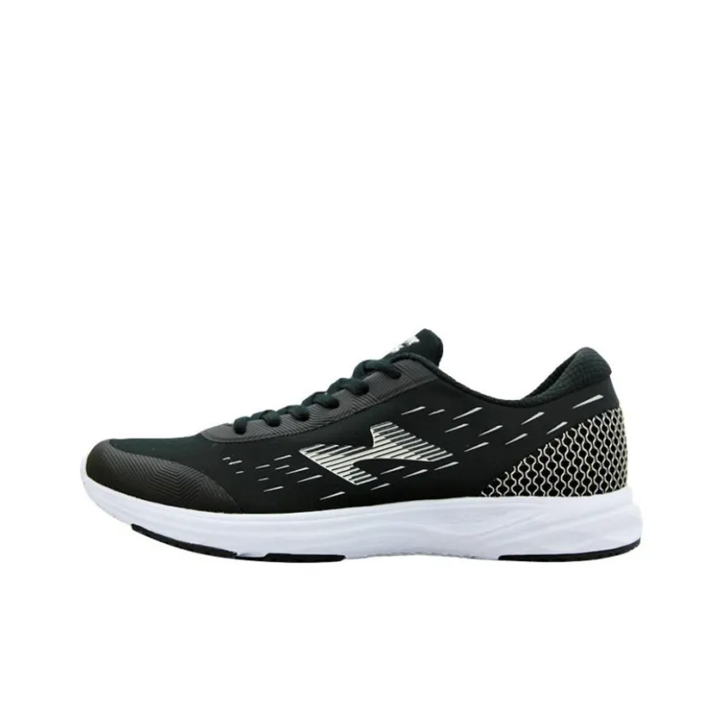 HEALTH Cushioned Wear Resistant Breathable Low Top Running Shoes Unisex Black-0