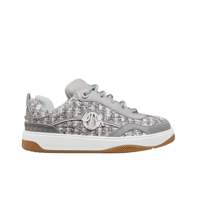DIOR B9S Skater Tweed Silver-Tone Numbered-1