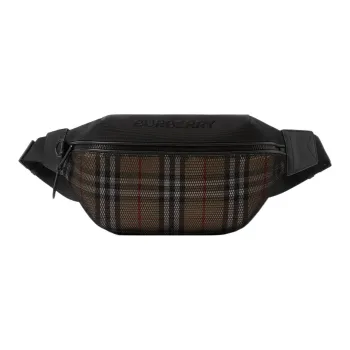 Burberry Leather Fanny Pack Regular Men's Archive Beige