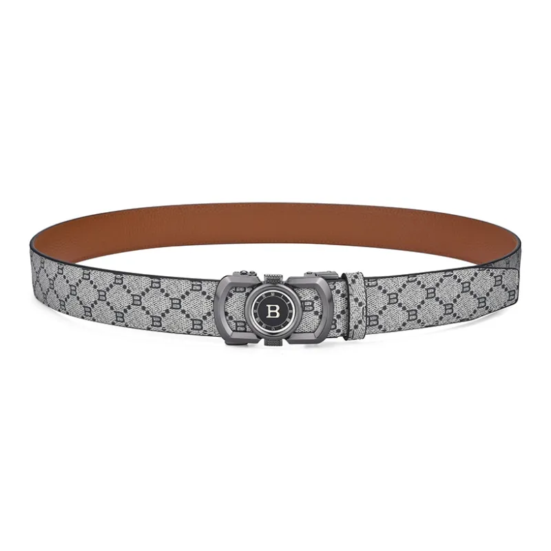 Old man's head Leather Belts Men-2