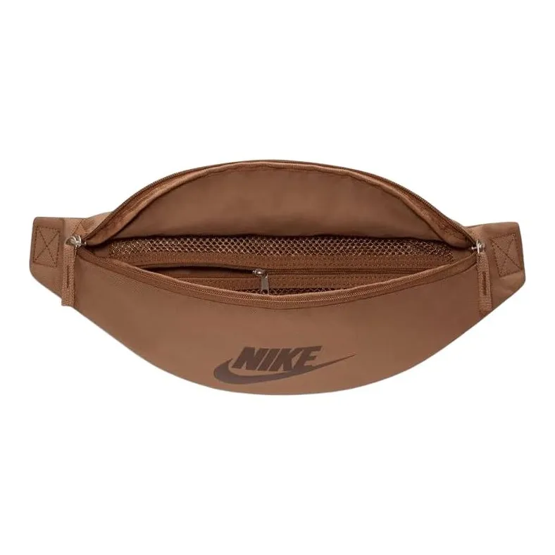 Nike Fabric One Shoulder Crossbody Bag Sling Bag Fanny Pack Regular Unisex Brown-2