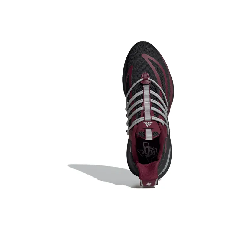 Adidas Texas A&M Alphaboost V1 Core Black Team Maroon Cool Grey-4