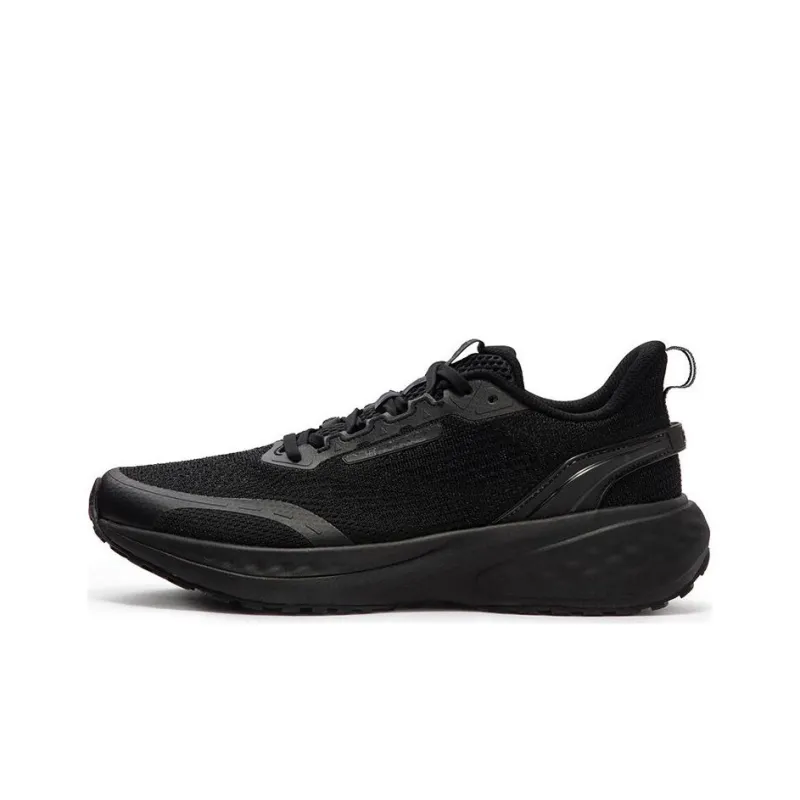 361° Cushioning And Breathable Low Top Running Shoes Men's Black-0