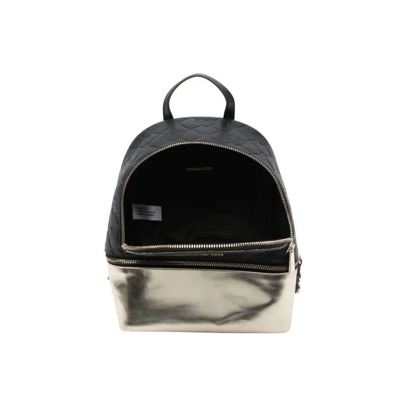 MICHAEL KORS Polyurethane And Polyester Blend Backpack Kids' Black & Silver-2