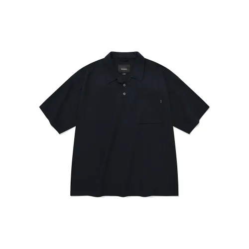 COVERNAT Polo Shirts Unisex Marine Blue