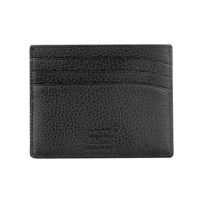 MONTBLANC Meisterstuck Leather Card Holder Men's Black-1
