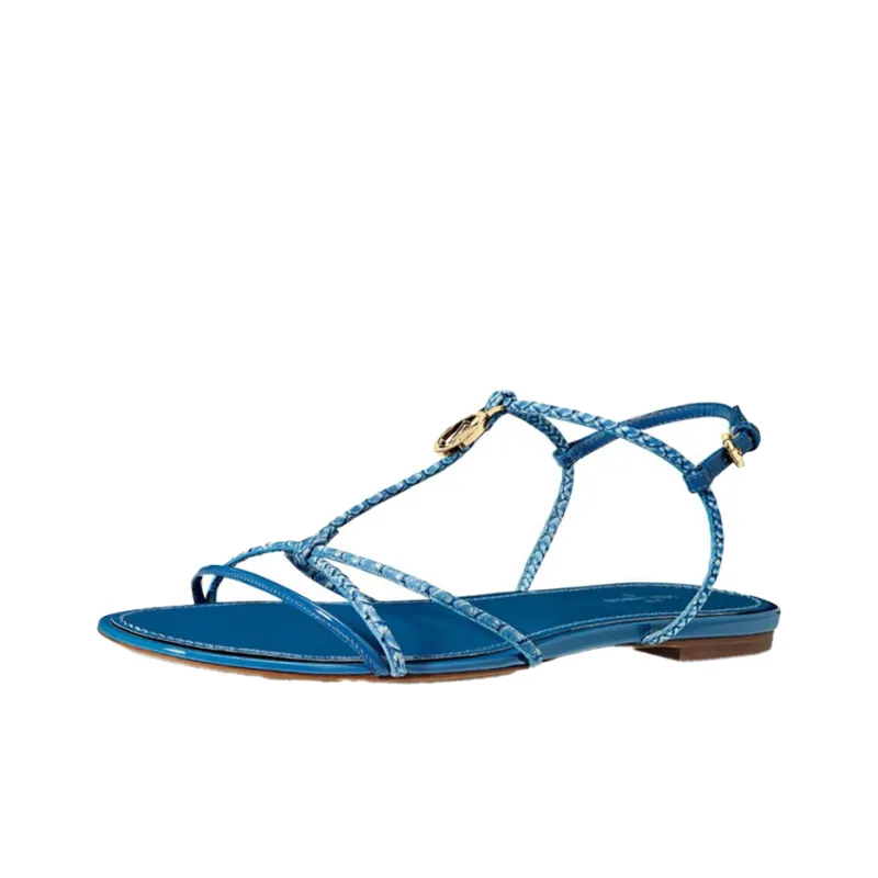 LOUIS VUITTON Sunseeker Flat Sandal 'Blue' Women's-0
