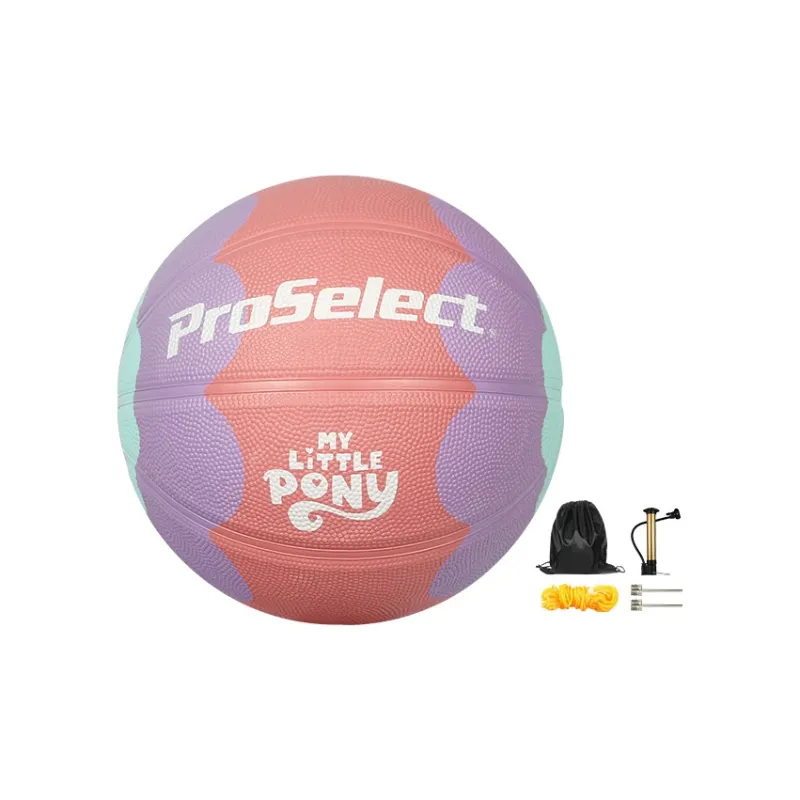 ProSelect x XIAOMABAOLI Rubber Basketball Pink Size 5 Ball Training-4