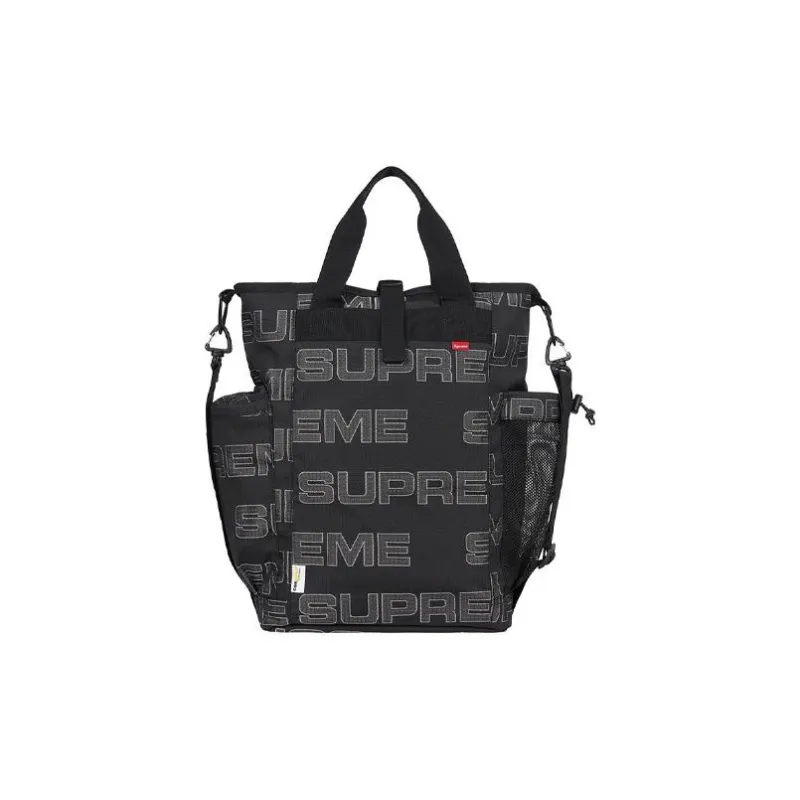 Supreme Nylon Fabric Tote Bag, Crossbody Handbag Regular Unisex Red/Black/Purple/Camouflage-5