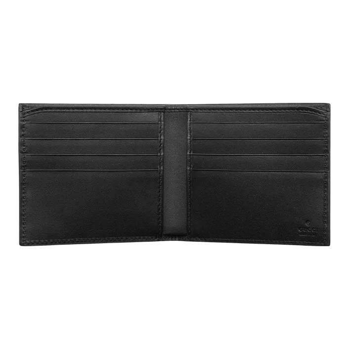 GUCCI Canvas Wallet, Wallet Men's Ebony-6