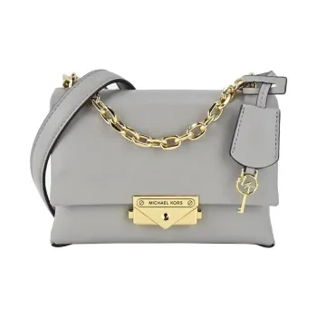 MICHAEL KORS Cece Calfskin Shoulder Bag Crossbody Bag Small Size Women's Gray
