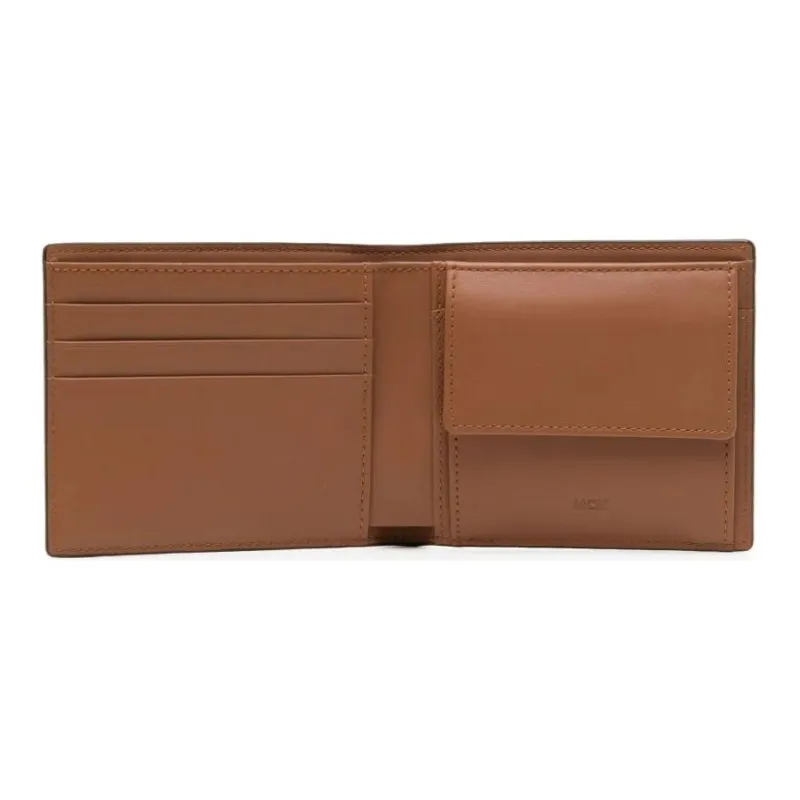 MCM Canvas With Leather Wallet Trumpets Men's Cognac-2