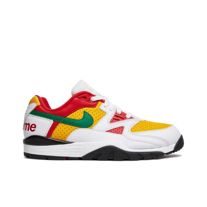 Nike Cross Trainer Low Supreme White Yellow Red-1