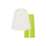 [Long-Sleeved Pants]Cream White-Women's
