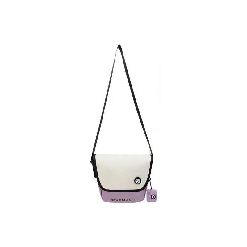 New Balance × Noritake Collaboration Fabric Shoulder Bag Crossbody Bag Regular Unisex White Purple & Color-0