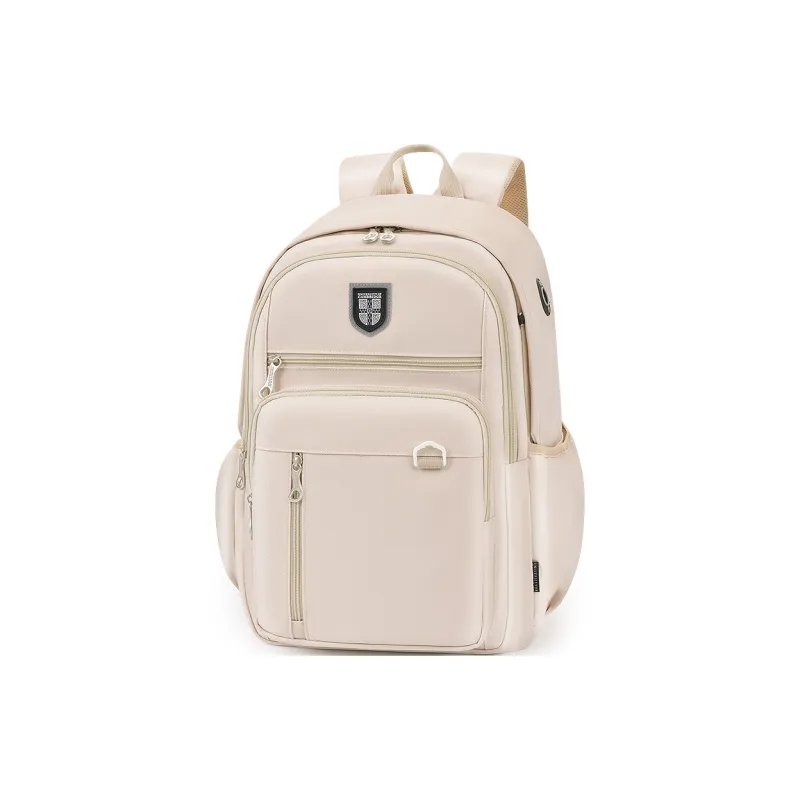 UNIVERSITY OF CAMBRIDGE Fabric Backpack Regular Unisex Khaki/Black-1