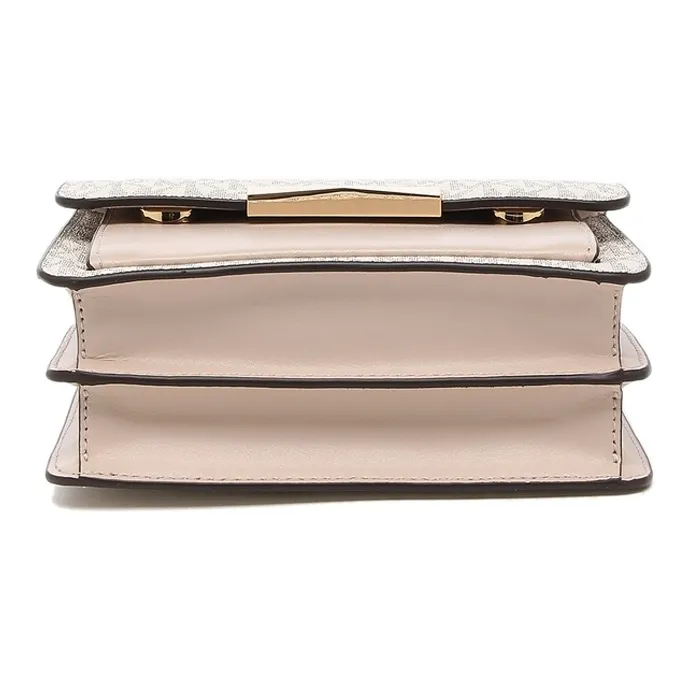 MICHAEL KORS Jade Leather Shoulder Bag Crossbody Bag Small Size Women's Pink-4