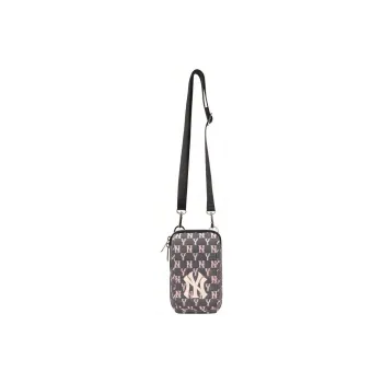 MLB Monogram Collection Polyester Cell Phone Pouch Crossbody Bag Shoulder Bag Unisex Dirty Pink