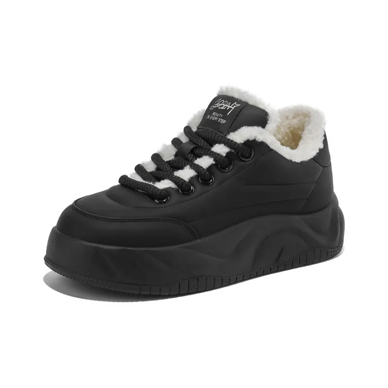 JOSINY Height Increasing Warmth Mid-Top Casual Shoes Women's-1