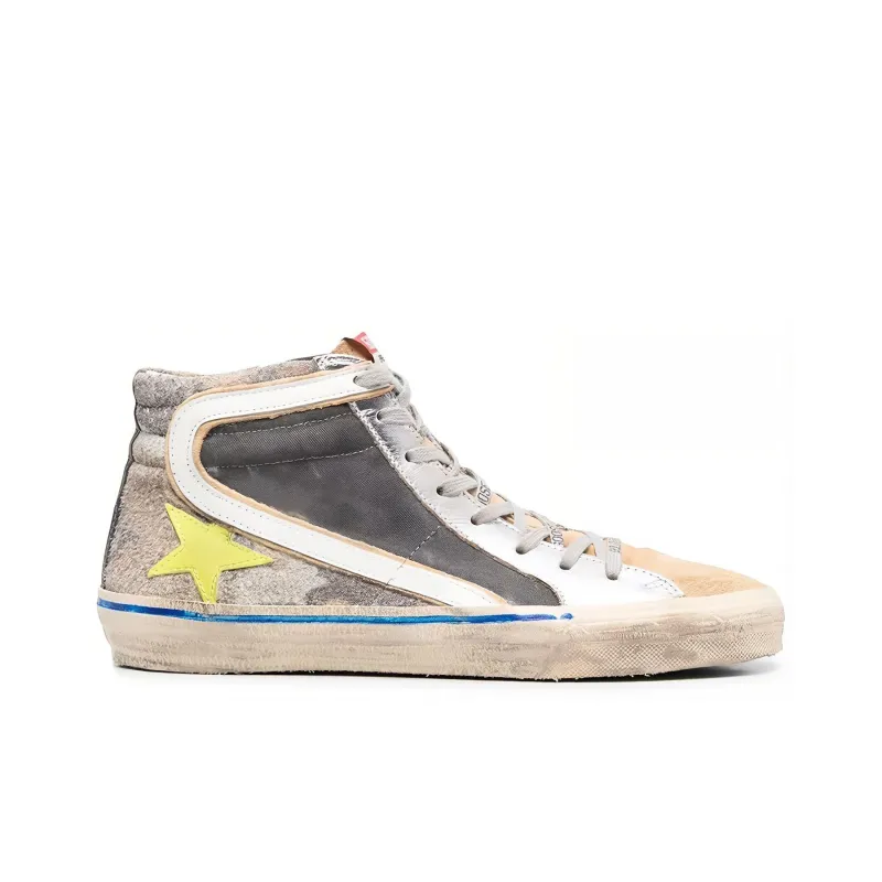 Golden Goose Slide Stylish Skateboarding Shoes Men's Gray-1