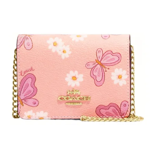 COACH Bow Wallet With Chain