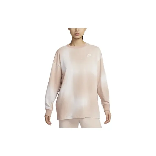 Nike Drop Shoulder Sleeve T Shirt Women's Pink
