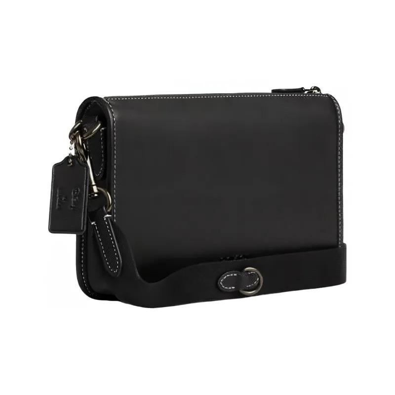 COACH Cow Leather Combo Bag, Shoulder Bag, Crossbody Bag Medium Size Men's Black-1