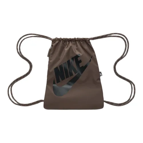 Nike Heritage Backpacks Iron Ore Spliced Black