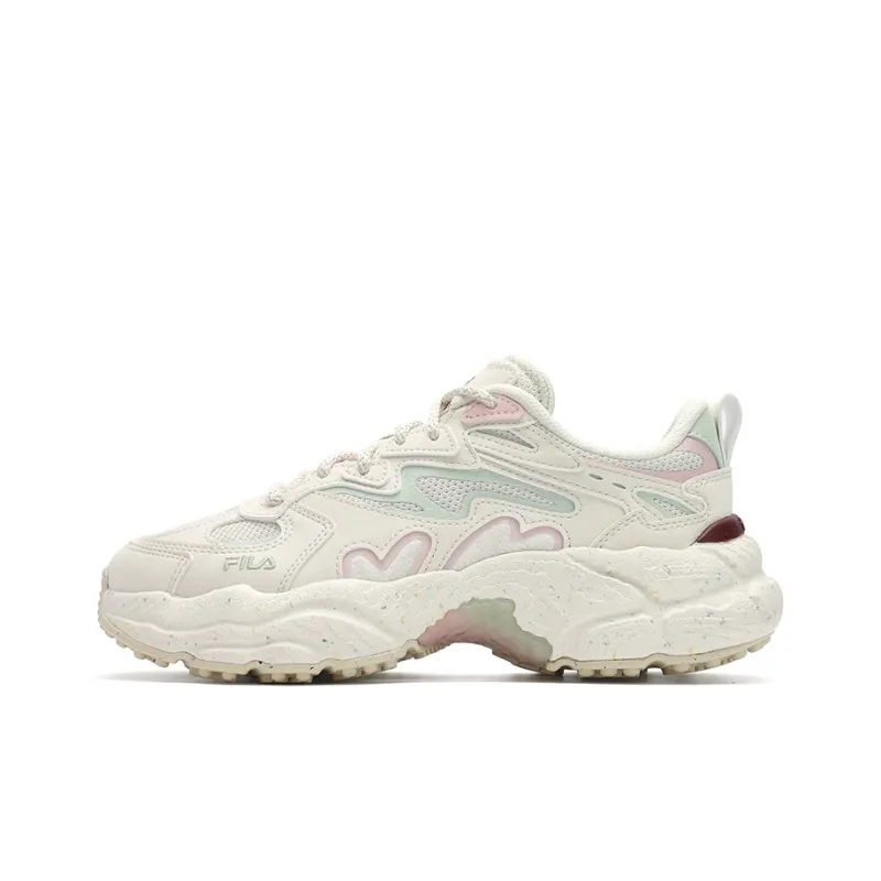 FILA Fern Fern Sneakers Low-Top Chunky Sneakers Women's Ivory White-0