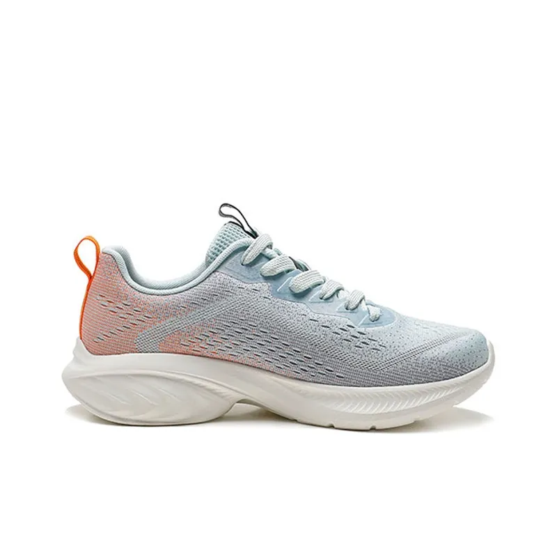 XTEP Running Shoes Men Low Top Snow Mist Green/Slate Gray/Orange Yellow-1