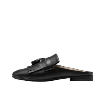 Ecco Closed Toe Slippers 2cm Women's Black