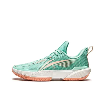 LiNing Speed 2.0 Low Top Basketball Shoes Men's Green Orange