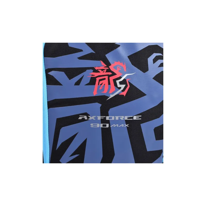 LiNing Fabric Badminton Backpack Unisex Black Blue-3
