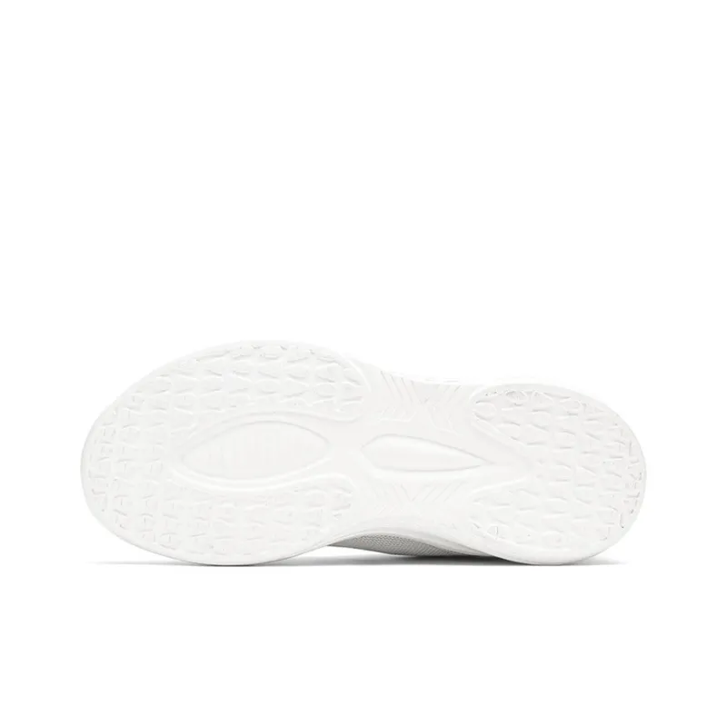 Warrior Breathable Lightweight And Wear-Resistant Low-Top Running Shoes Men's White-5