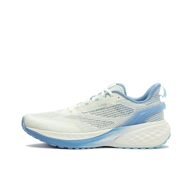 361° Cushioning Breathable Low Top Running Shoes Men's White Blue-0