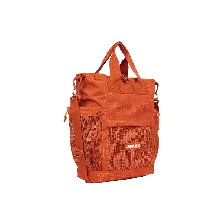 Supreme Nylon Fabric Tote Bag, Crossbody Handbag Regular Unisex Red/Black/Purple/Camouflage-1