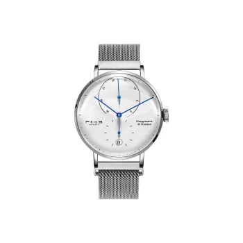FEIKE Dream Arc Collection Mechanical Movement Genuine Leather Strap Watch Men's Watches White Dial FM202