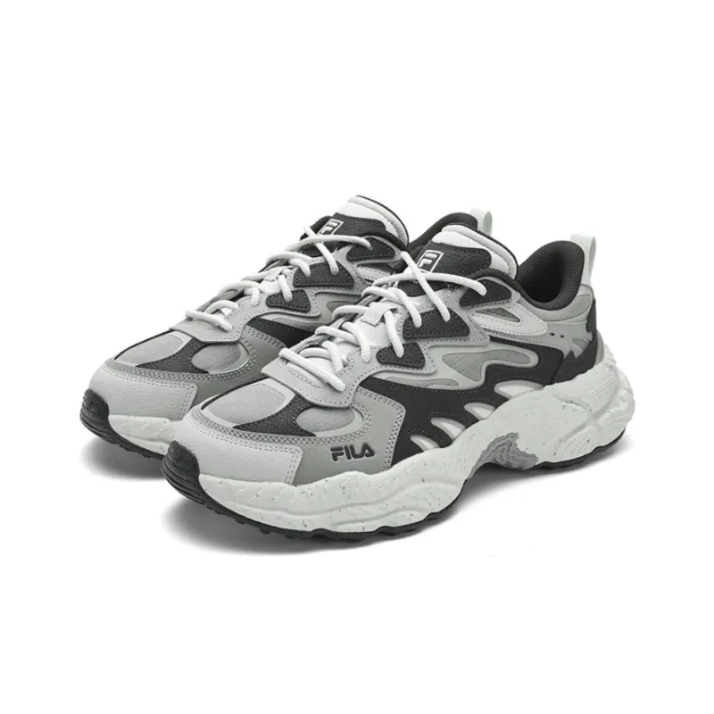 FILA Fern Fern Sneakers Low-Top Casual Shoes Men's Raven Gray-2