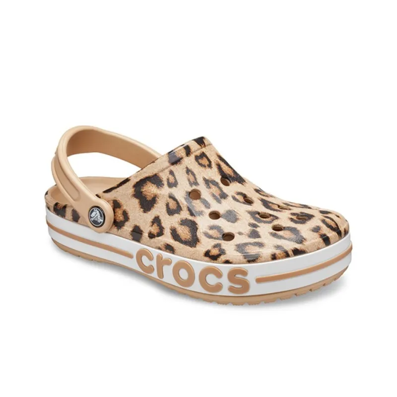 Crocs Bayaband Beach Sandals Leopard Print-2