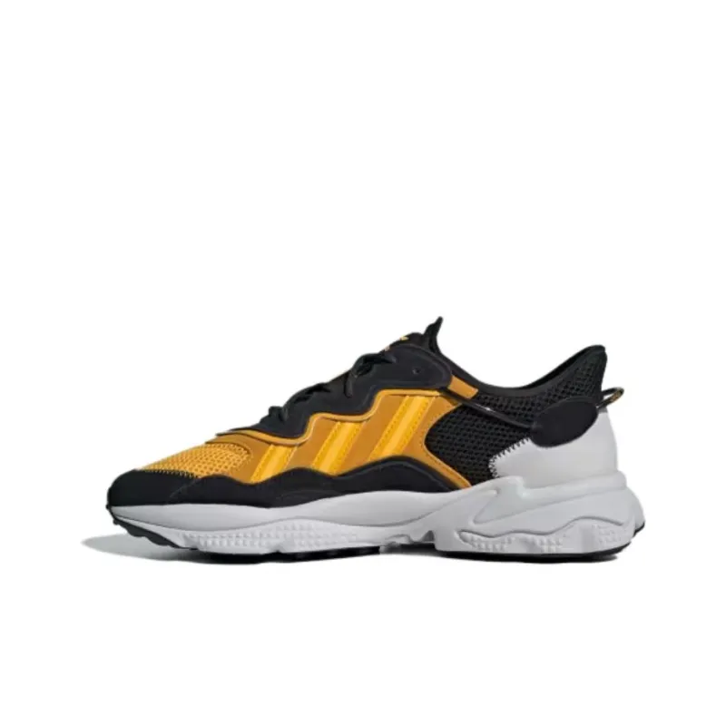Adidas Ozweego Core Black Grey Crew Yellow-0