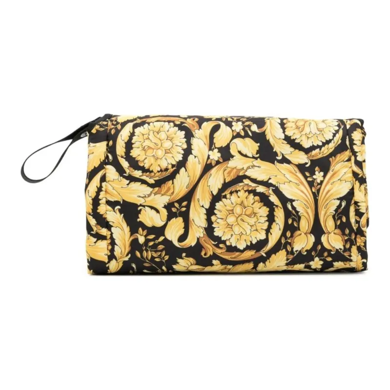 FANSIZHE Polyamide With Polyester With Rubber Diaper Pad Storage Bag Kids' Gold/Pitch Black-1