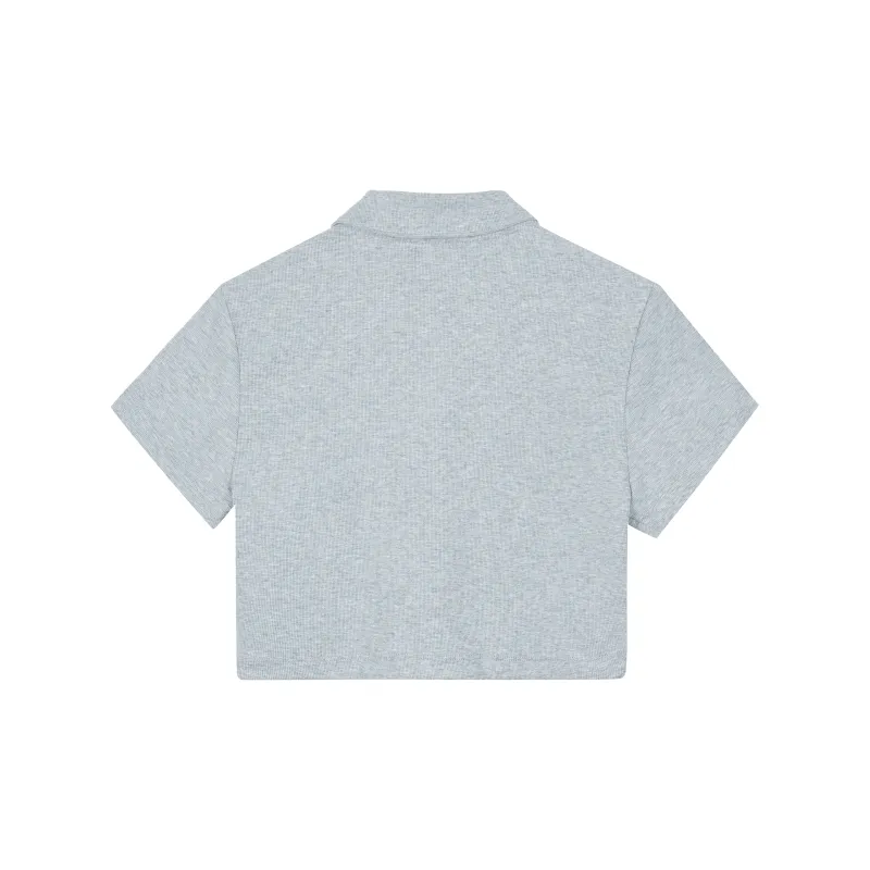 Jordan Crop Tops Women's Light Gray-1